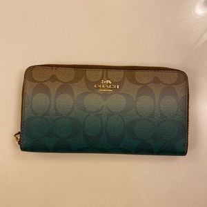 Coach Blue Hombre Wallet